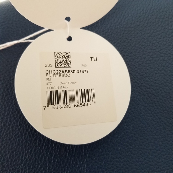 Chloé Small Marcie Saddle Leather Crossbody Bag Blue - Picture 7 of 7